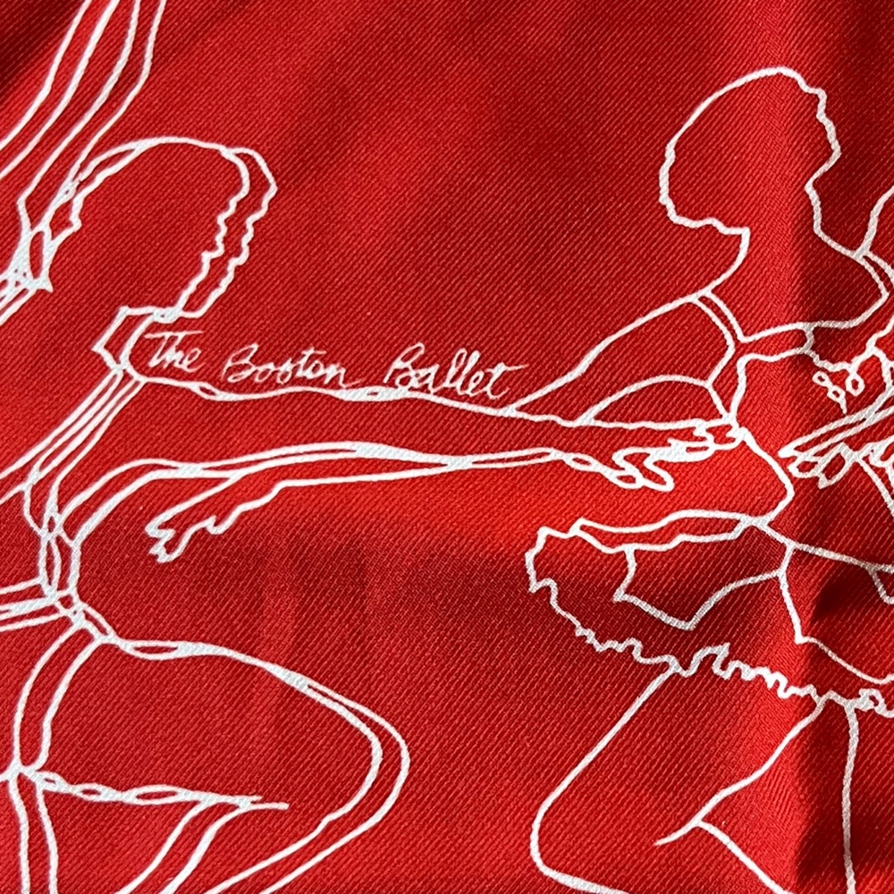 Beautiful Vintage Boston Ballet Scarf by Fiandaca